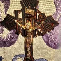 Vintage Art Deco Crucifixion Cross