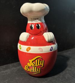 Jelly Belly vintage collectible ceramic candy jar