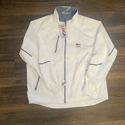 123rd US Open Zero Restriction Mens XL Power Torque Full Zip Jacket White