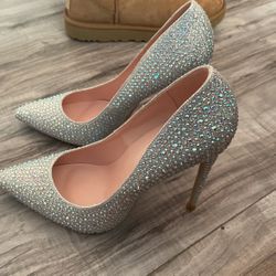 Rhinestone High Heels 