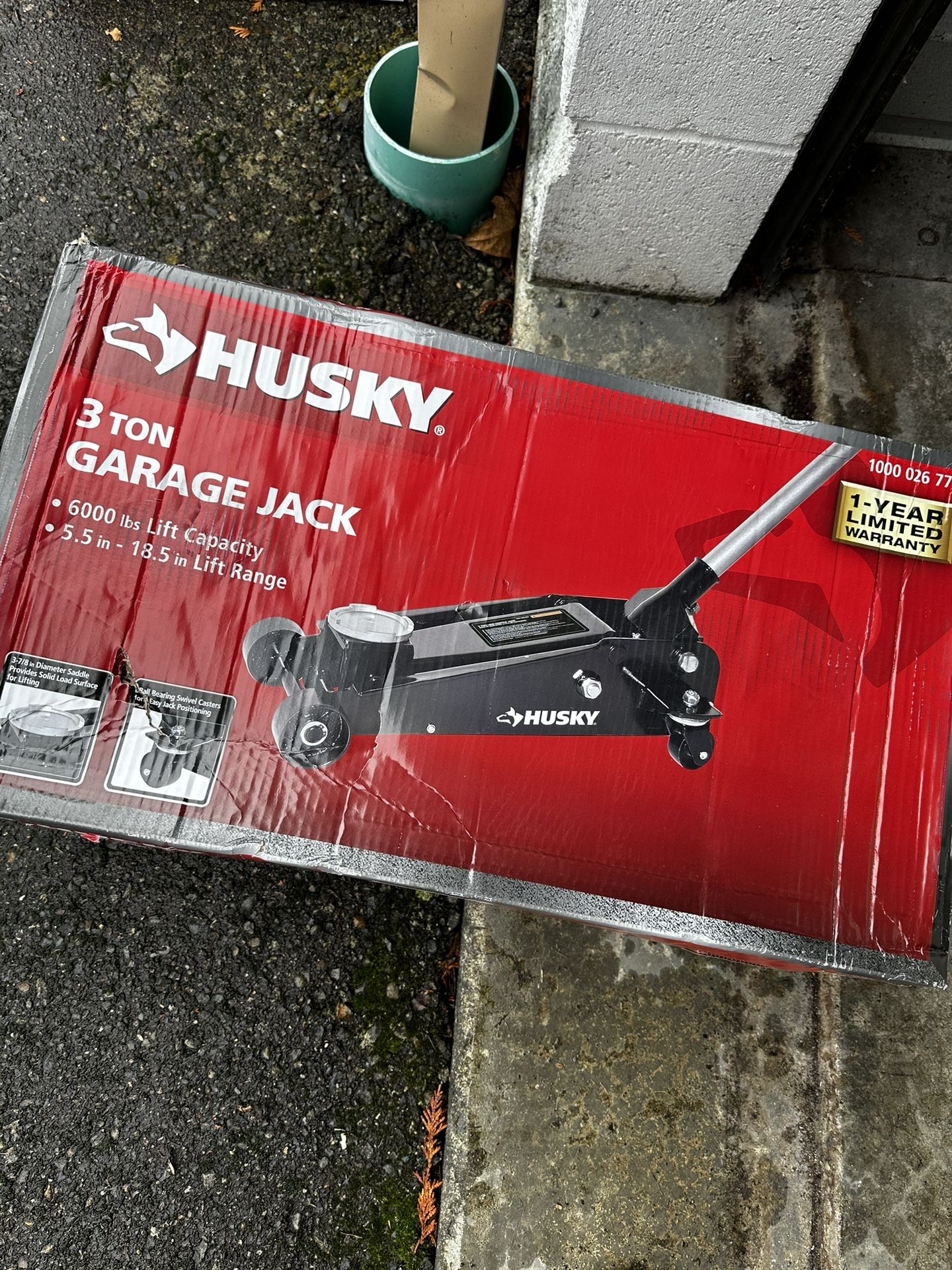 Husky 3 Ton Low Profile car jack