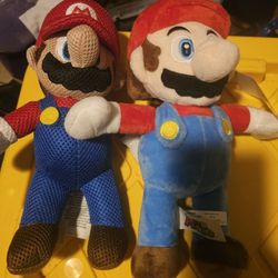 Nintendo Mario Plushies