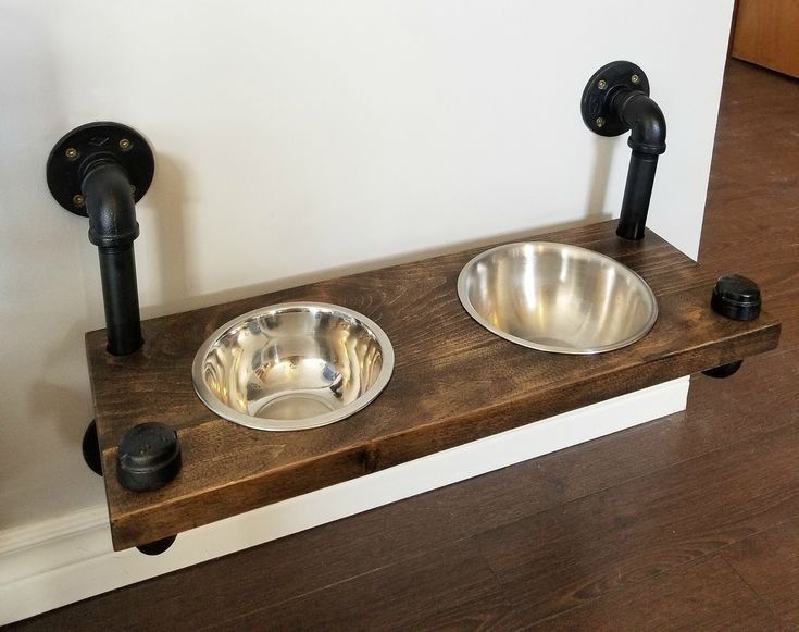 Custom Dog Dish Holders