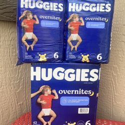 Huggies Size 6 Overnite Diaper Bundle📍NO DELIVERY📍