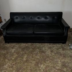 MCM Black Sofa 