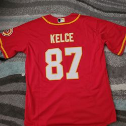 Travis Kelce Chiefs Baseball Style Jersey Sizes S,M,L,XL,XXL