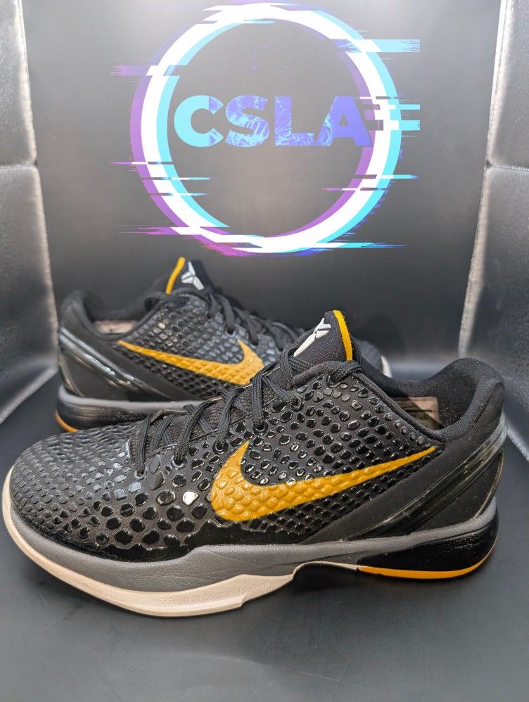 Nike Zoom Kobe 6 Black Del Sol 