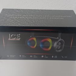 ICE Design Labs Wireless Portable Speaker W/ LED Lightshow