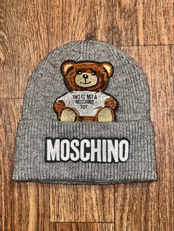 Moschino Teddy Bear Knit Beanie