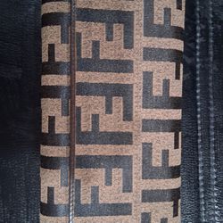 Fendi Vintage Brown Leather Wallet