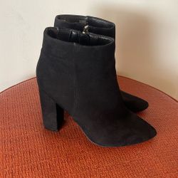 Little Black High Heel Boots size 7.5