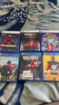 Ps5 games and ps4 games
