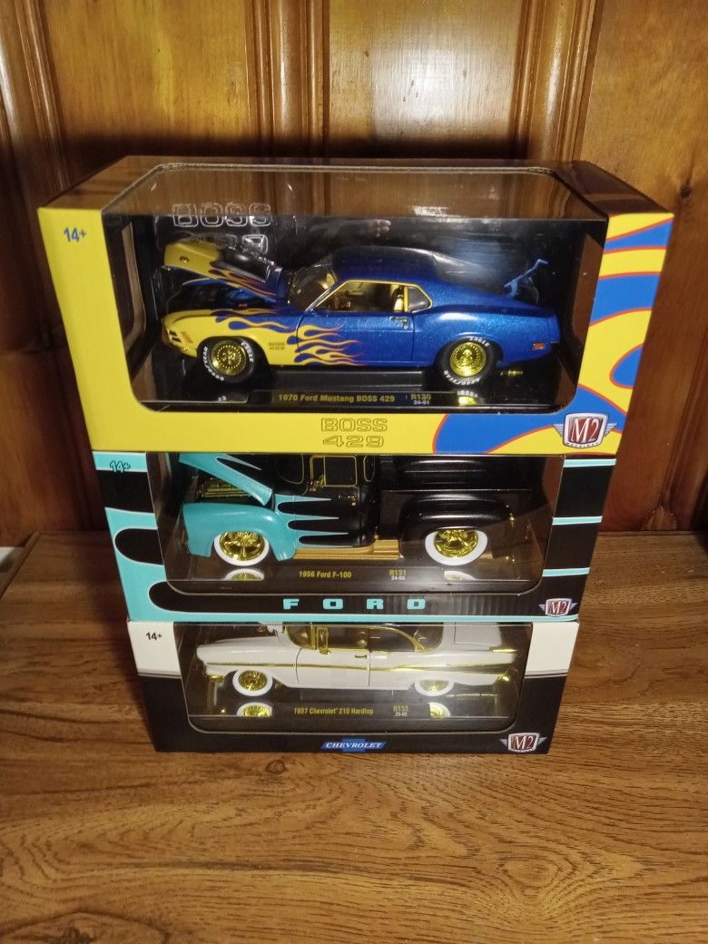 2025 Rare Three M2 Gold Chase Cars Package Deal $150 For All Three