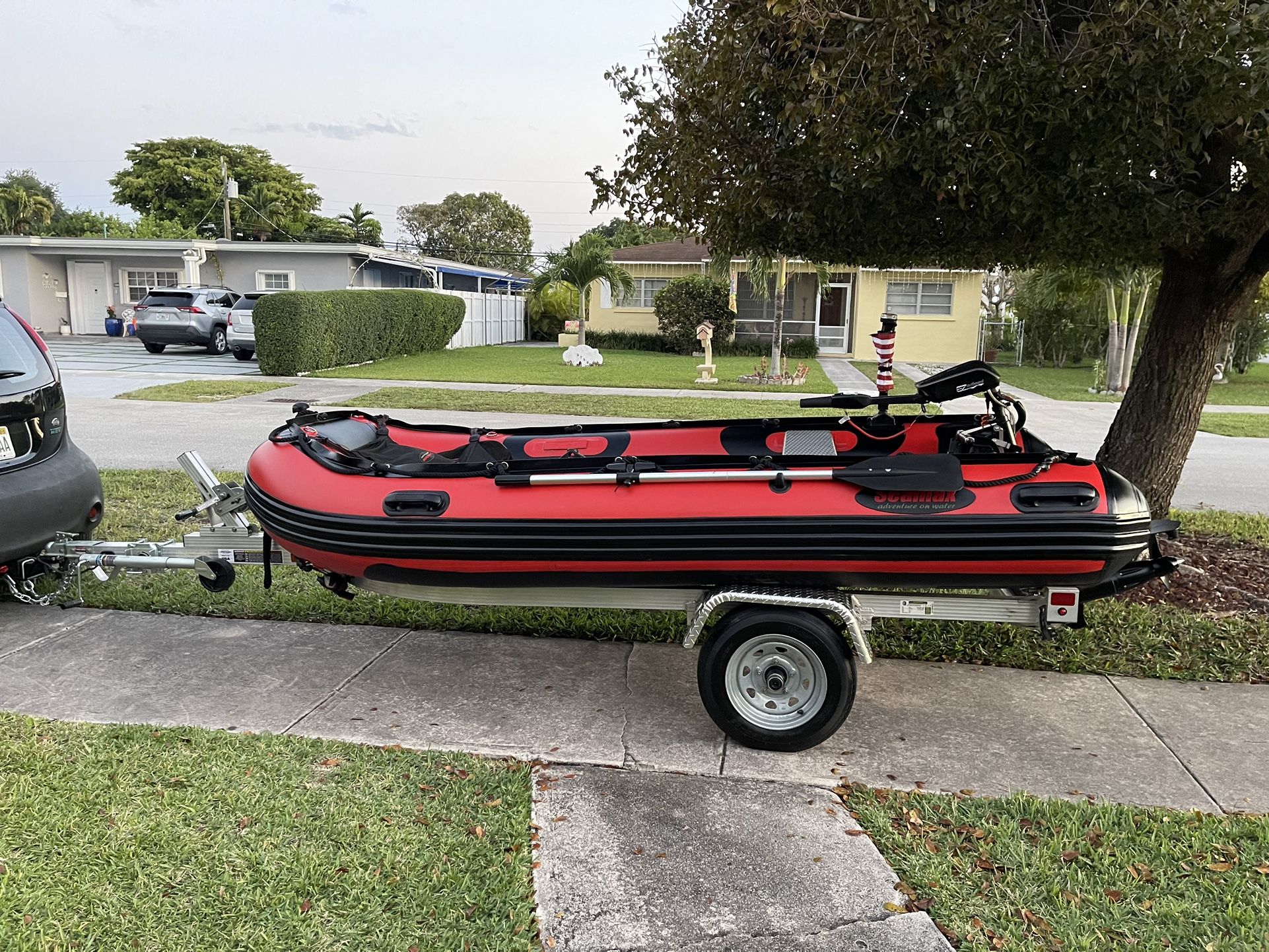 10.5ft Inflatable Electric Boat - Reduced Price