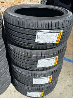235/45/18. PIRELLI  4 NEW TIRES Includes installation and balancing