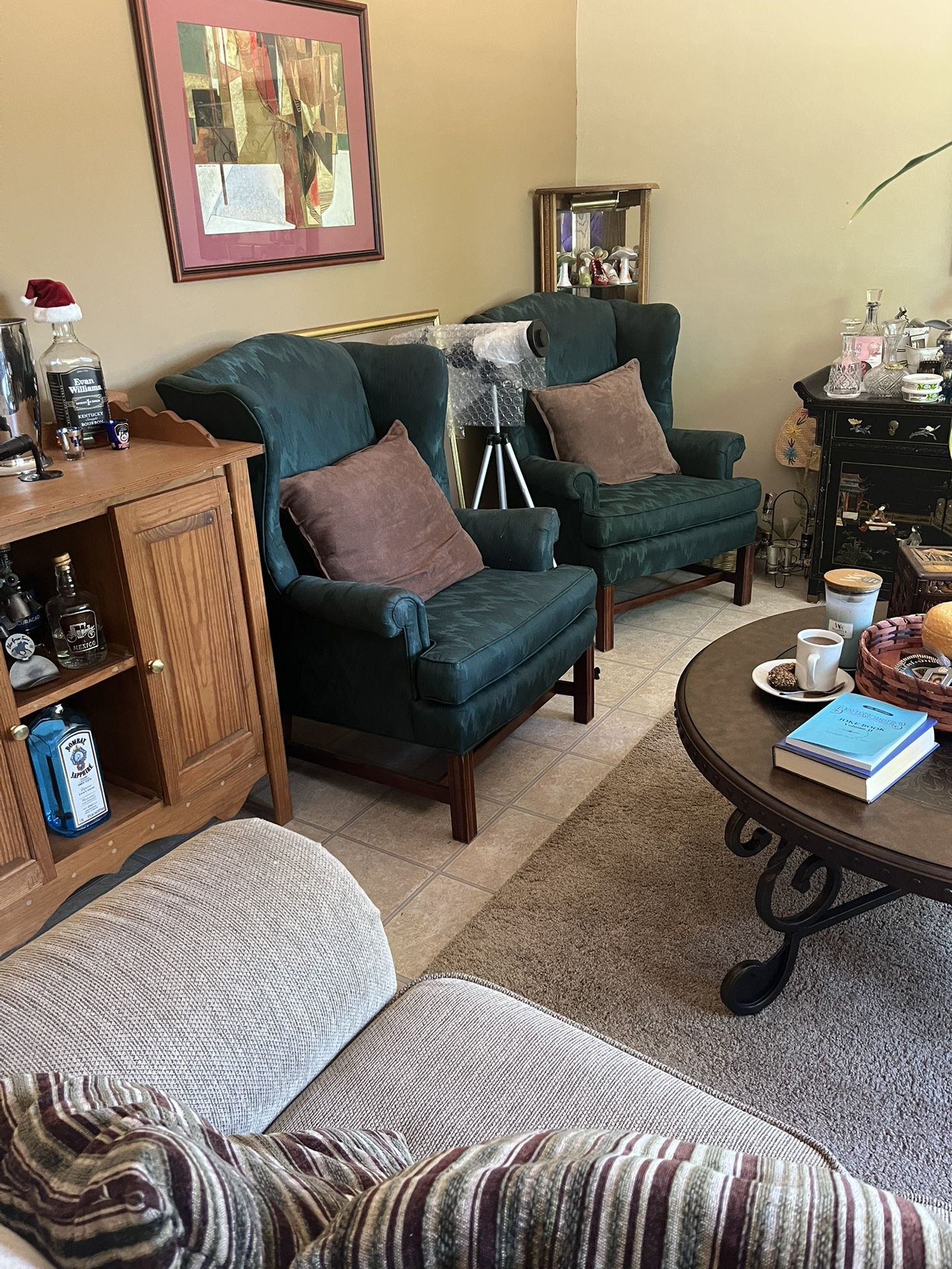 Good Clean Couch & Chairs 150.