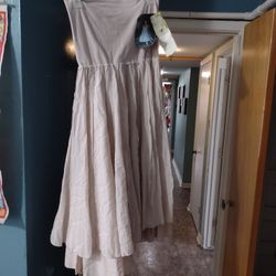 Brand New With Tags Ladies Strapless Tube Top Dress Size Large