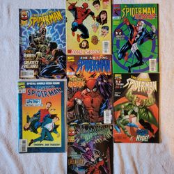 Spiderman Comic Lot Of Six
