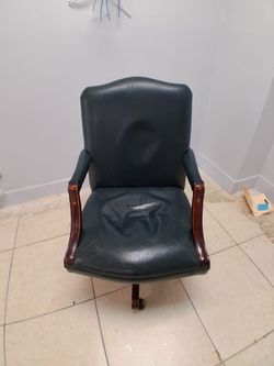 Leather office chair