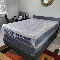 New QUEEN PILLOW TOP MATTRESS and BOX SPRING 2PC