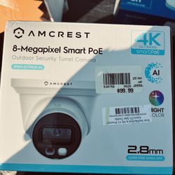 Amcrest 8-Megapixel Smart PoE Camera