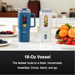 Portable Blender for Smoothie, 18oz personal, Cordless Rechargeable Frozen blending, Jam-free, BPA-free, Auto-Reverse, Fast Charging, Not Dishwasher S
