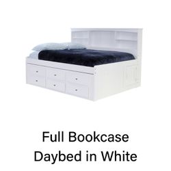 Full Daybed With Bookcase And Trundle