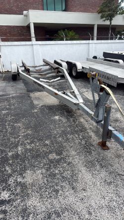 Dual axle aluminum trailer
