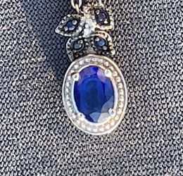 Blue Spinel Pendant 