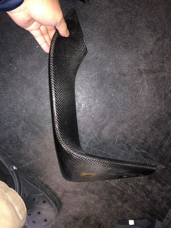Bmw M4 M3 F80 F82 Front Bumper Carbon Splitters Left
