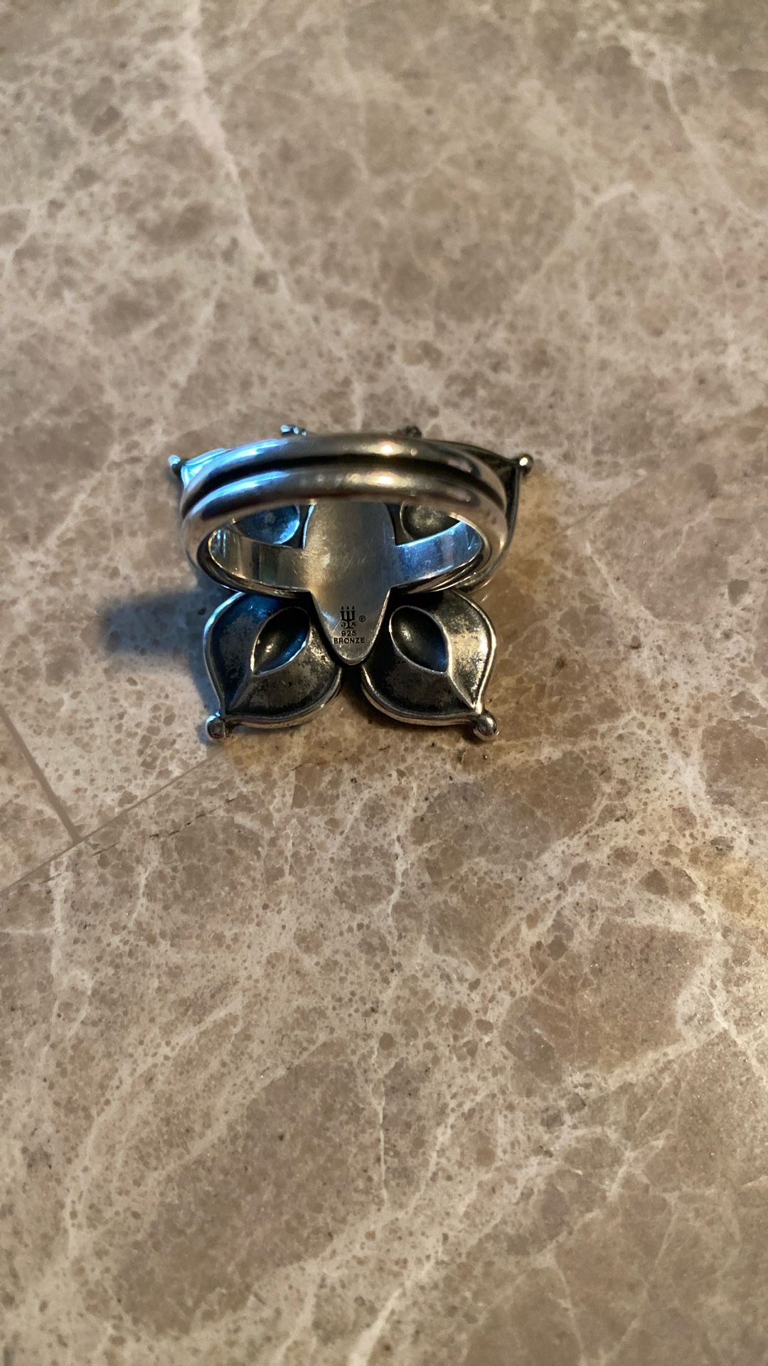 Retired James Avery Large Butterfly Ring