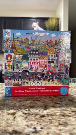 Ceaco Puzzle 1000 —Paris Windows