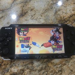 Playstation Psp 3000 Black Mod--ded Video Game Console 