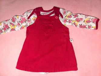 6-9 baby girl overall dress