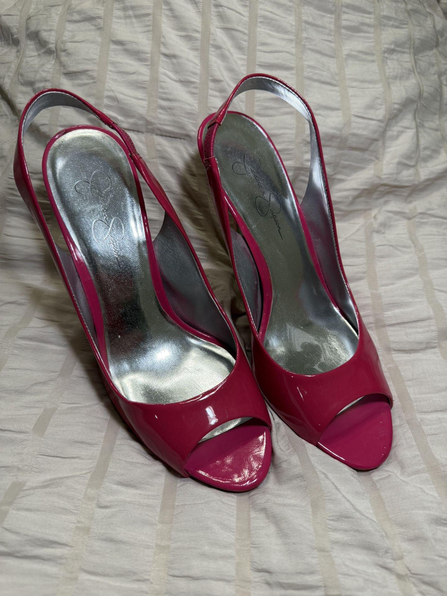 Jessica Simpson Hot Pink Pumps