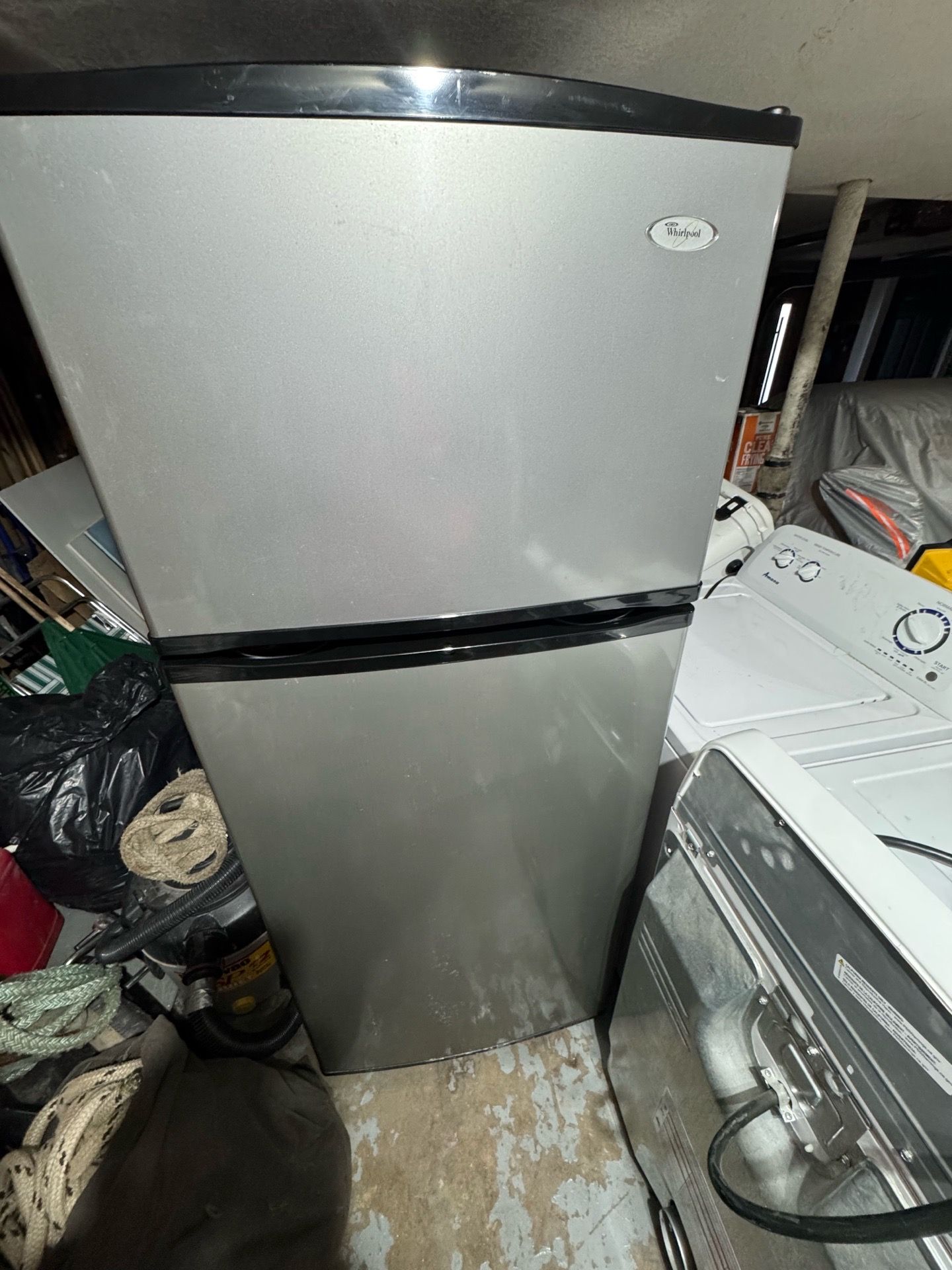 stainless steel whirlpool refrigerator