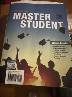 Master Student Book