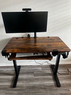 Motorized Standing Desk 29” LG UltraWide FHD HDR10 Monitor