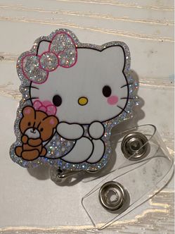 BADGE REEL HELLO KITTY