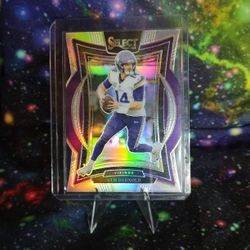 2024 Select Concourse - Sam Darnold - Silver Die Cut Prizm Sp