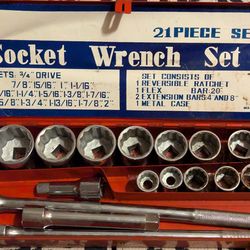 3/4" Drive Jumbo Socket Set