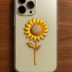 Golden Sunflower Ip Case - Custom Cases For Any Device