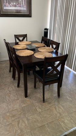 Brown table