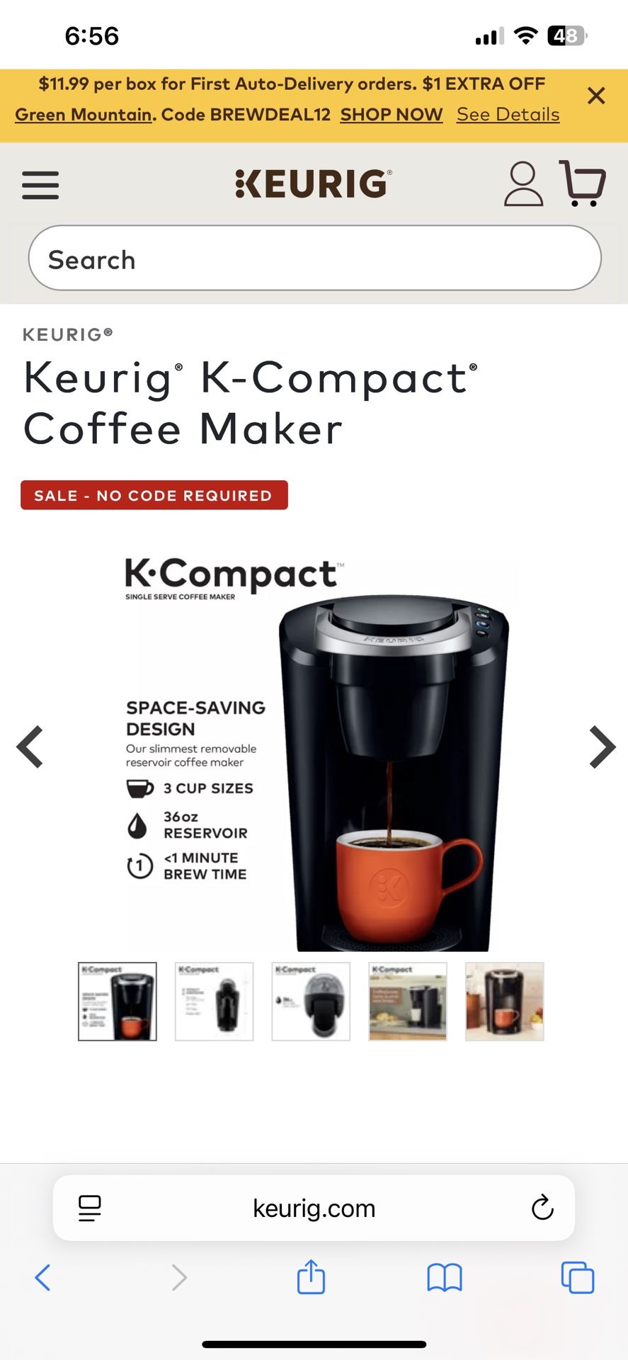 Compact Keurig