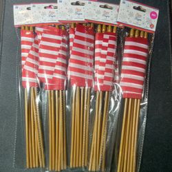 Mini Flags USA For Forth Of July Retro