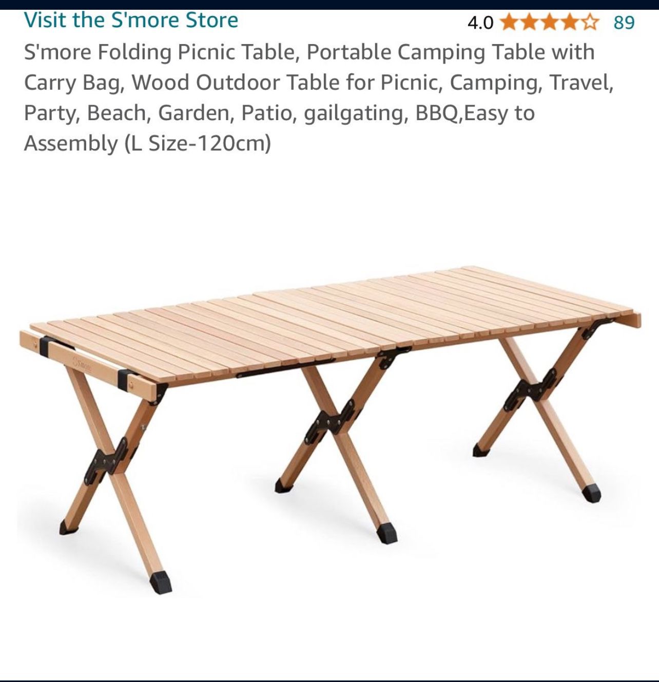 Picnic Bench Folding With Carry Bag