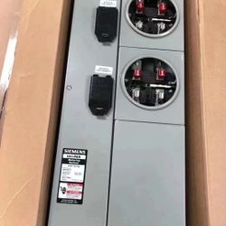 WEP2211 200amp Dual Meter Socket Panel Siemens