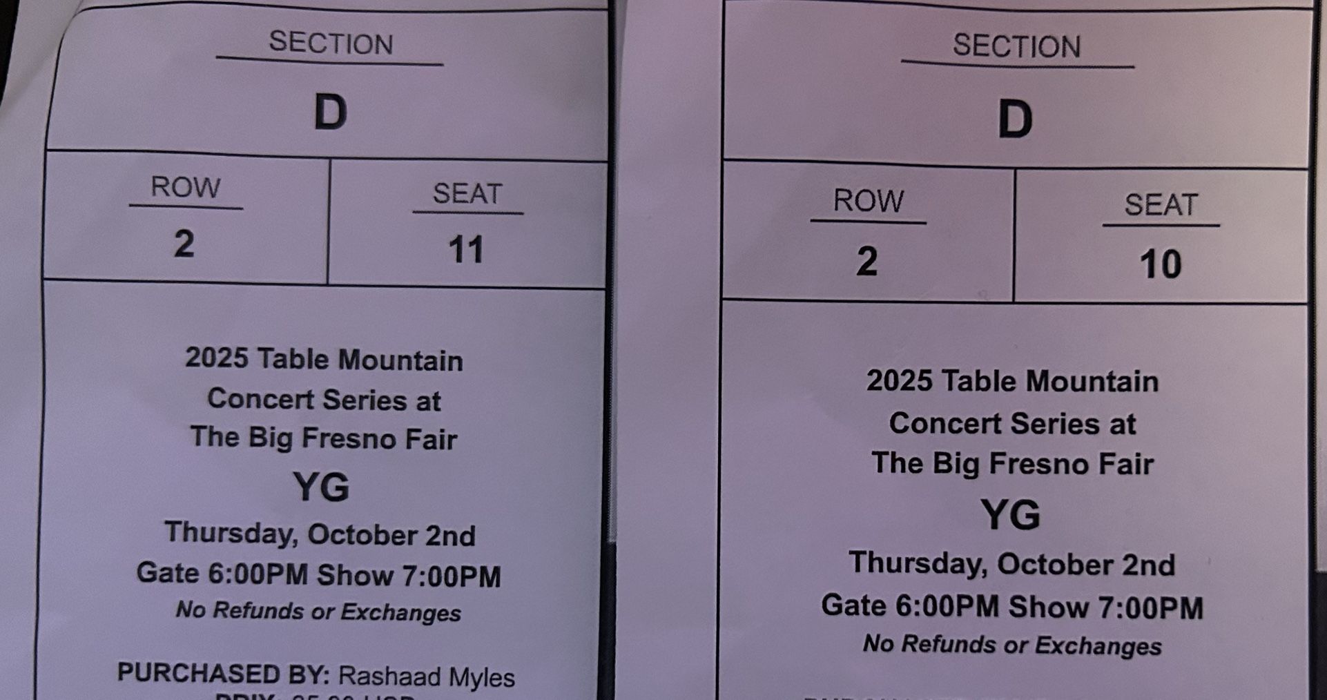 Fresno Fair YG Concert 