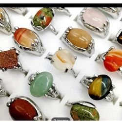 Stone Rings 6-10 $5 Each