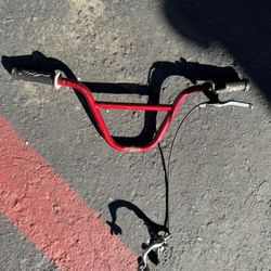 BMX mini Handlebars With Cable/breaks